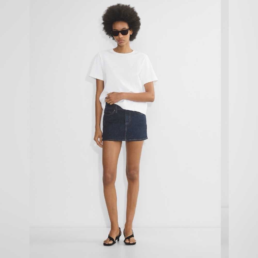 Aritzia Dark Blue Mini Skirt